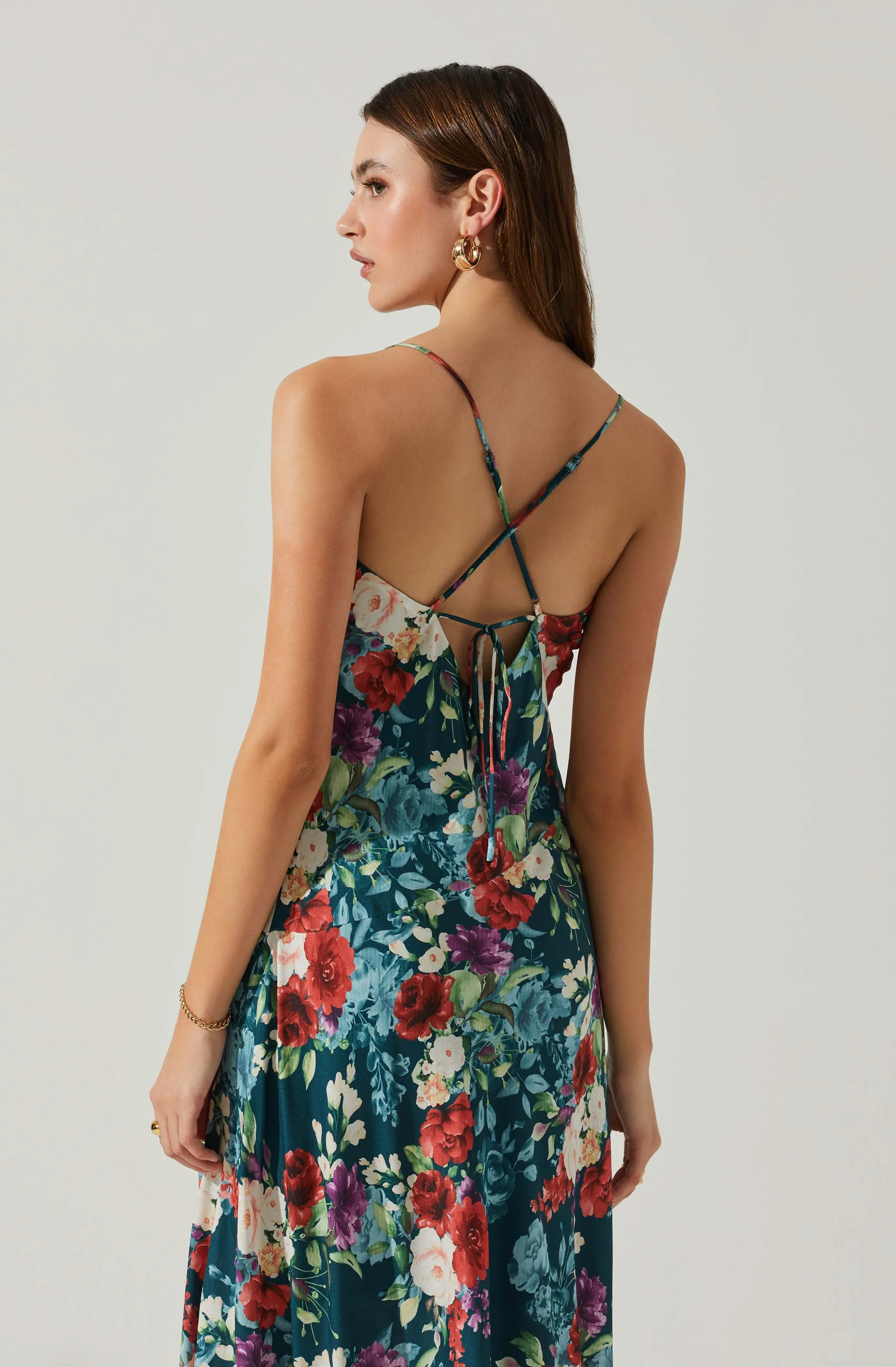 Gaia Floral Midi Dress