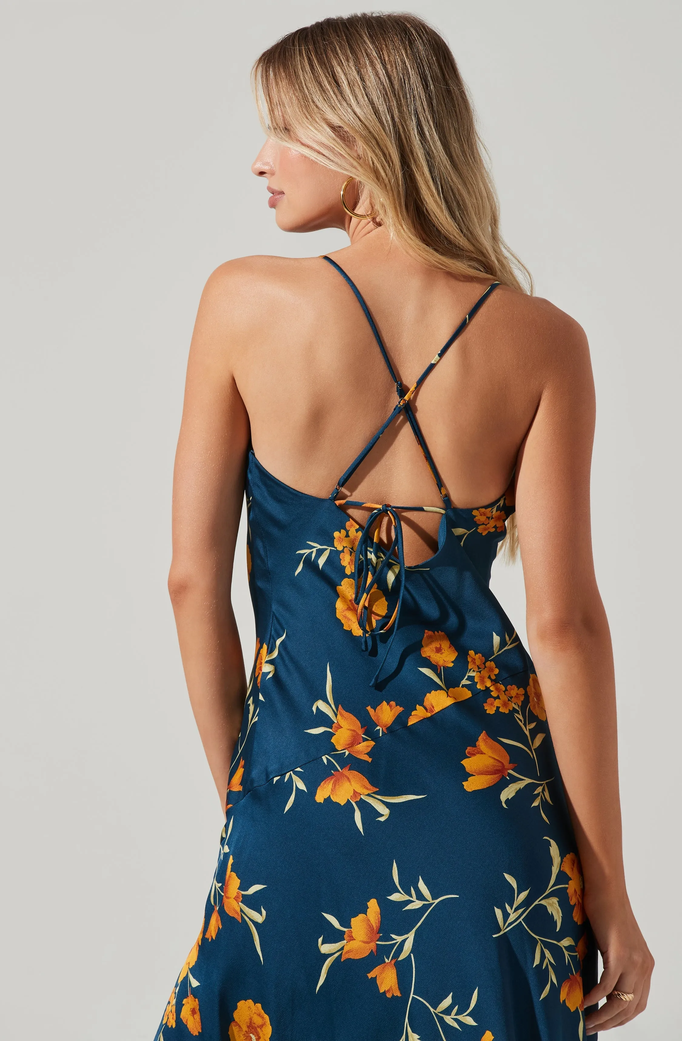 Gaia Floral Midi Dress