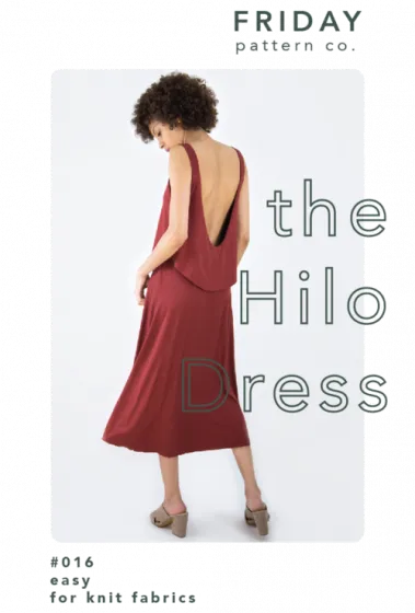 Garment Making Patterns: The Hilo Dress by Friday Pattern Co.- Printed Pattern