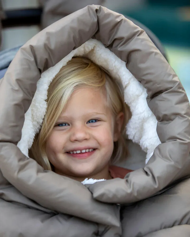 >7 A.M. Enfant Blanket 212 Evolution OSLO CLOUD - Chestnut (6M-4T)