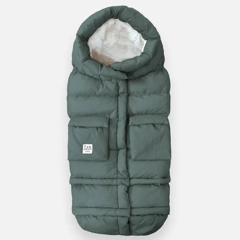 >7 A.M. Enfant Blanket 212 Evolution OSLO CLOUD - Pine (6M-4T)