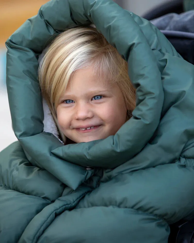 >7 A.M. Enfant Blanket 212 Evolution OSLO CLOUD - Pine (6M-4T)