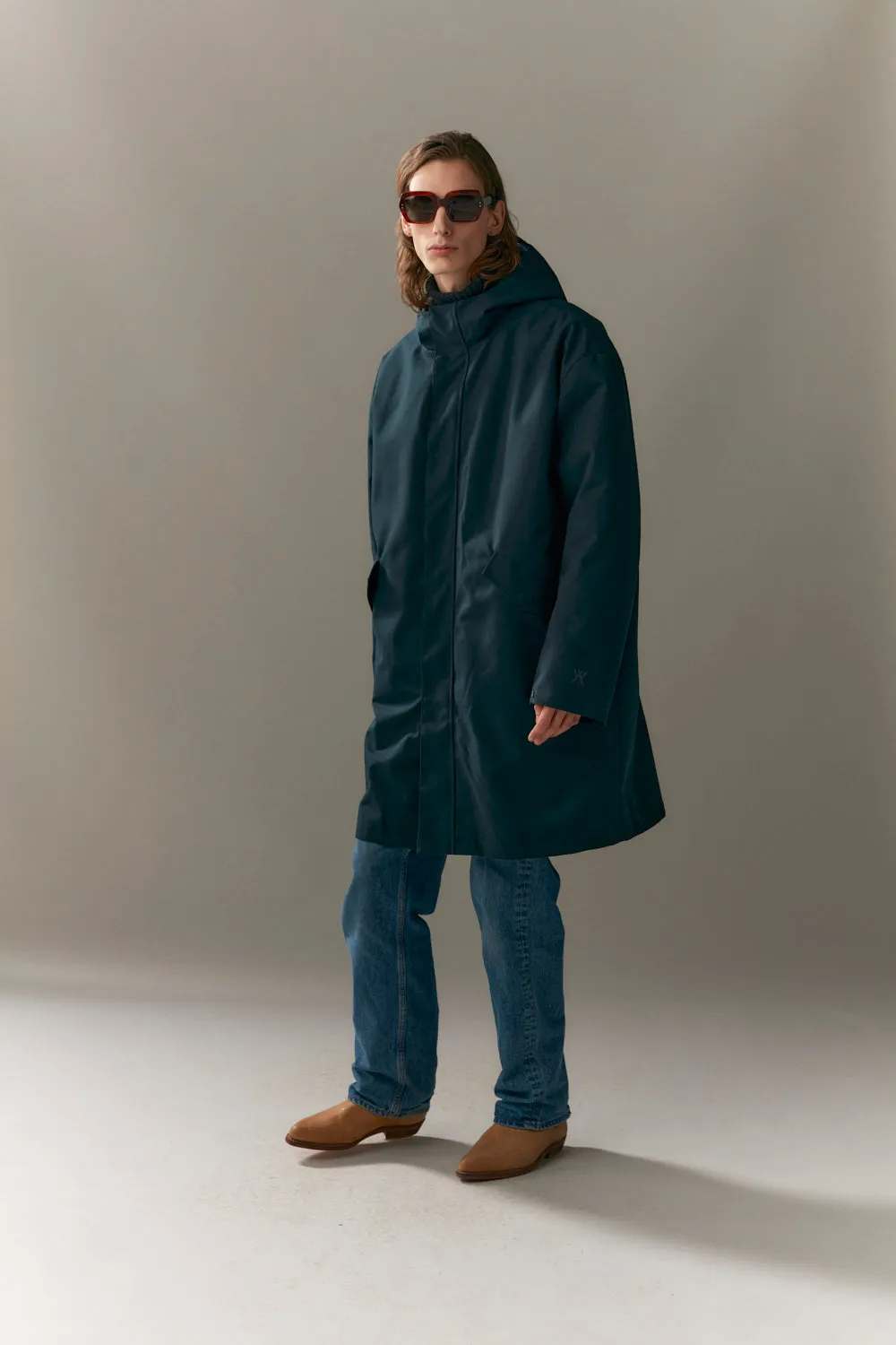 GUNTHER O RE-DOWN INNER SPOILER AW23 navy