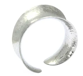 Hammered Aluminum Anticlastic Bangle