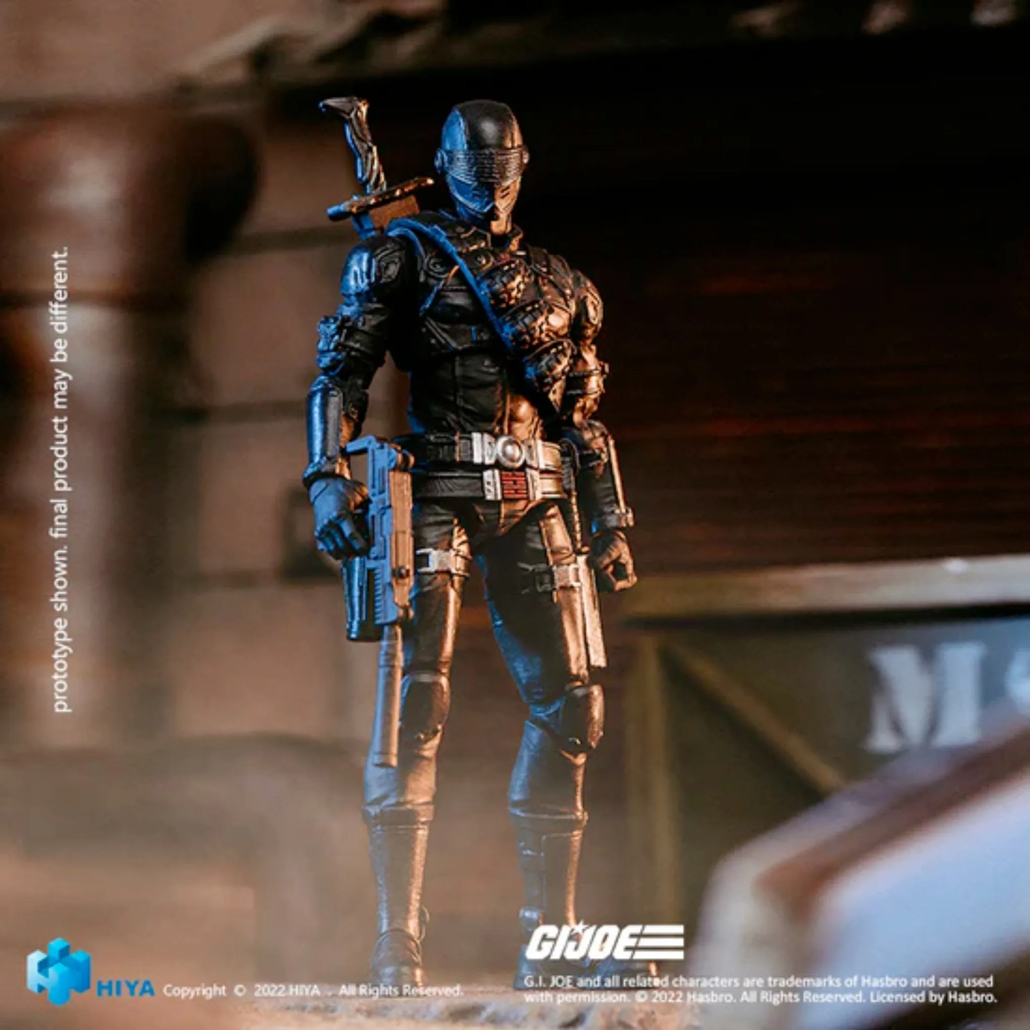 HIYA Exquisite Mini Series G.I. Joe Snake Eyes