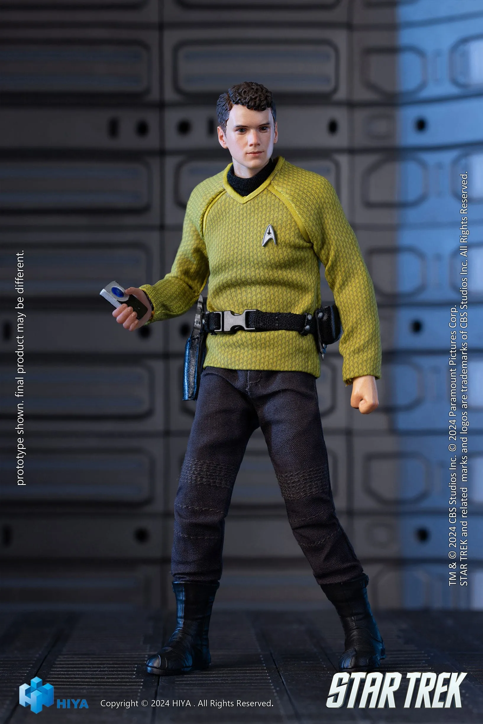 Hiya Toys Star Trek 2009 Chekov  Exquisite Super Series 1/12 Action Figure