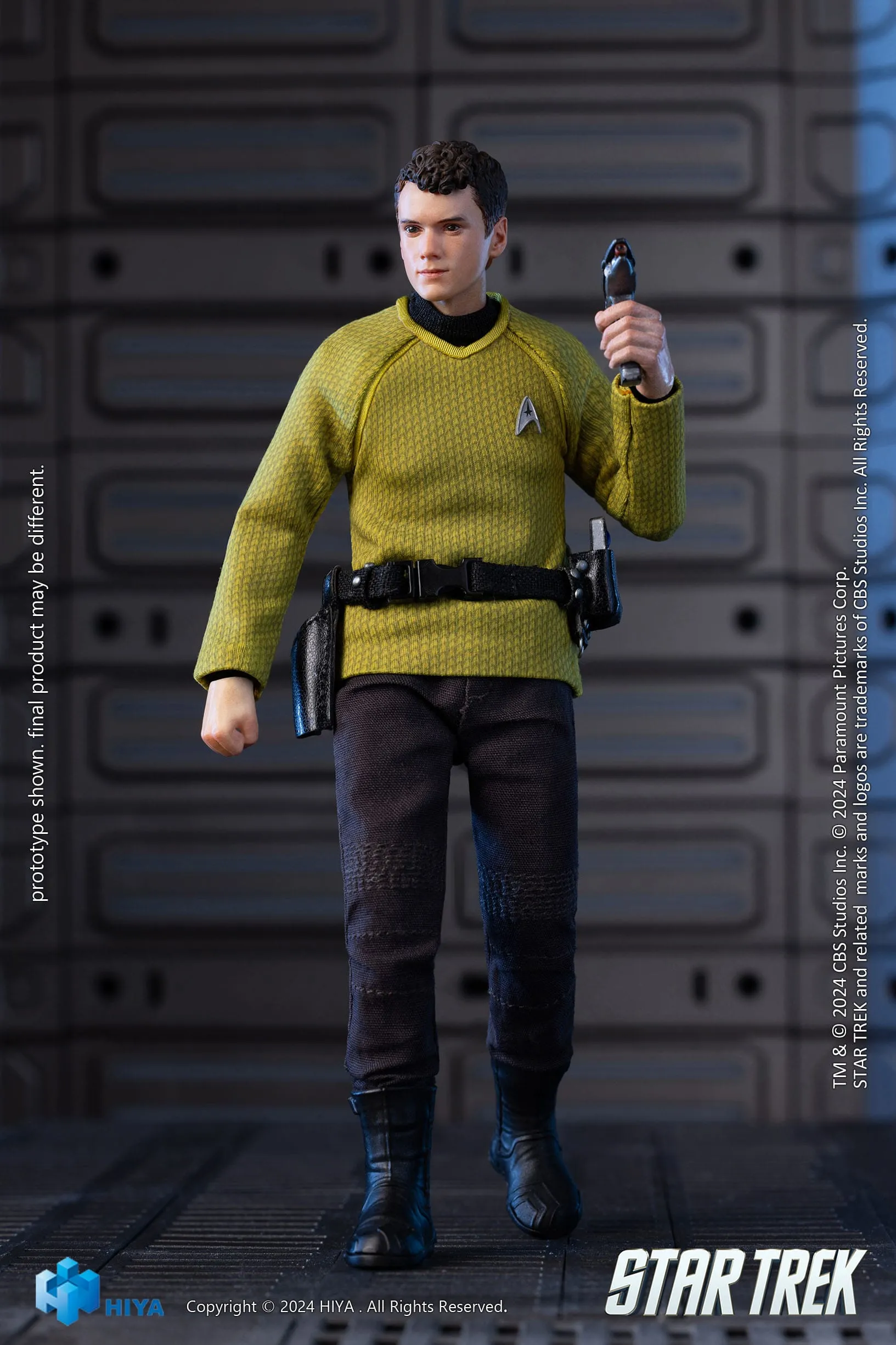 Hiya Toys Star Trek 2009 Chekov  Exquisite Super Series 1/12 Action Figure