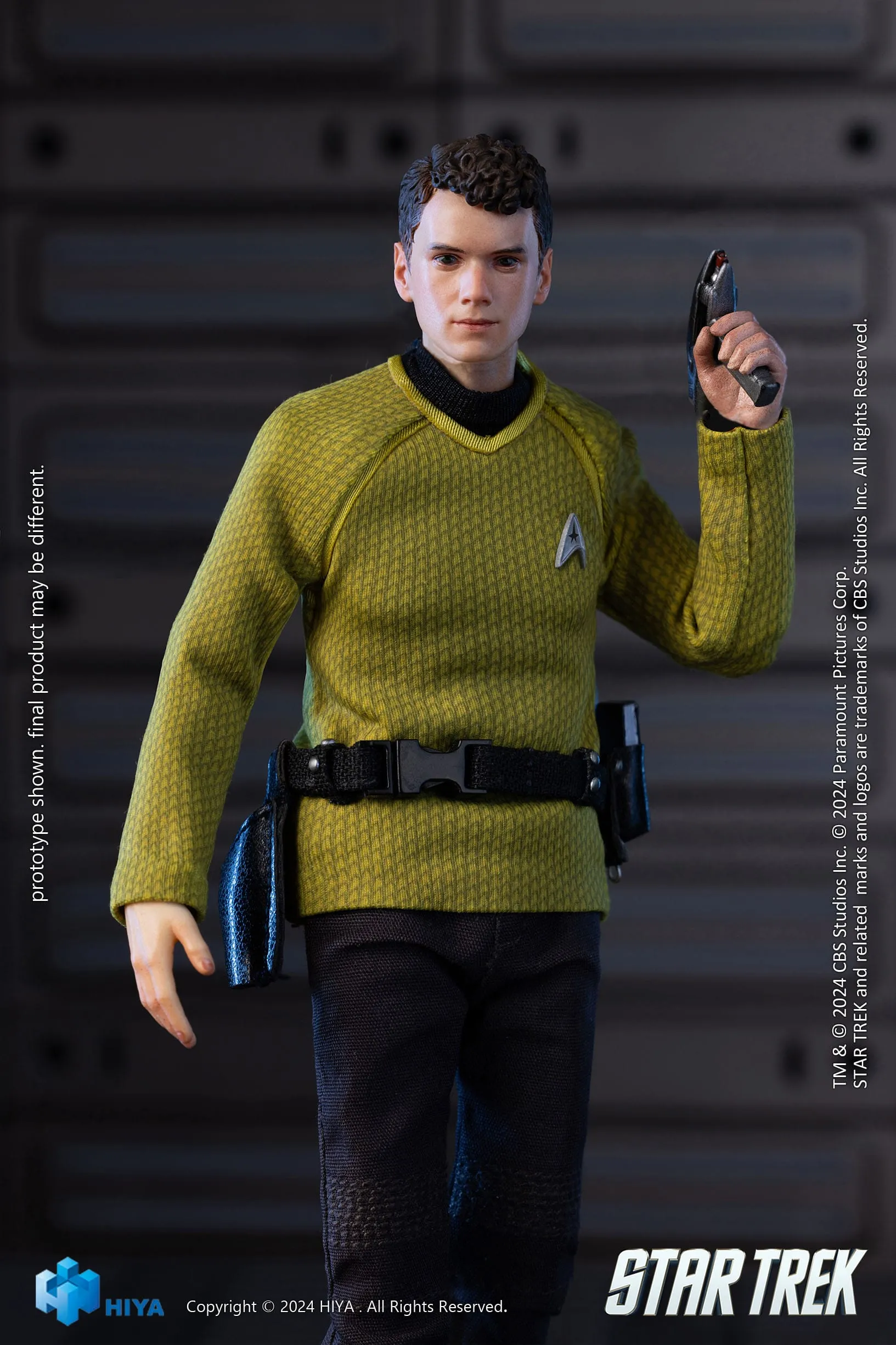 Hiya Toys Star Trek 2009 Chekov  Exquisite Super Series 1/12 Action Figure