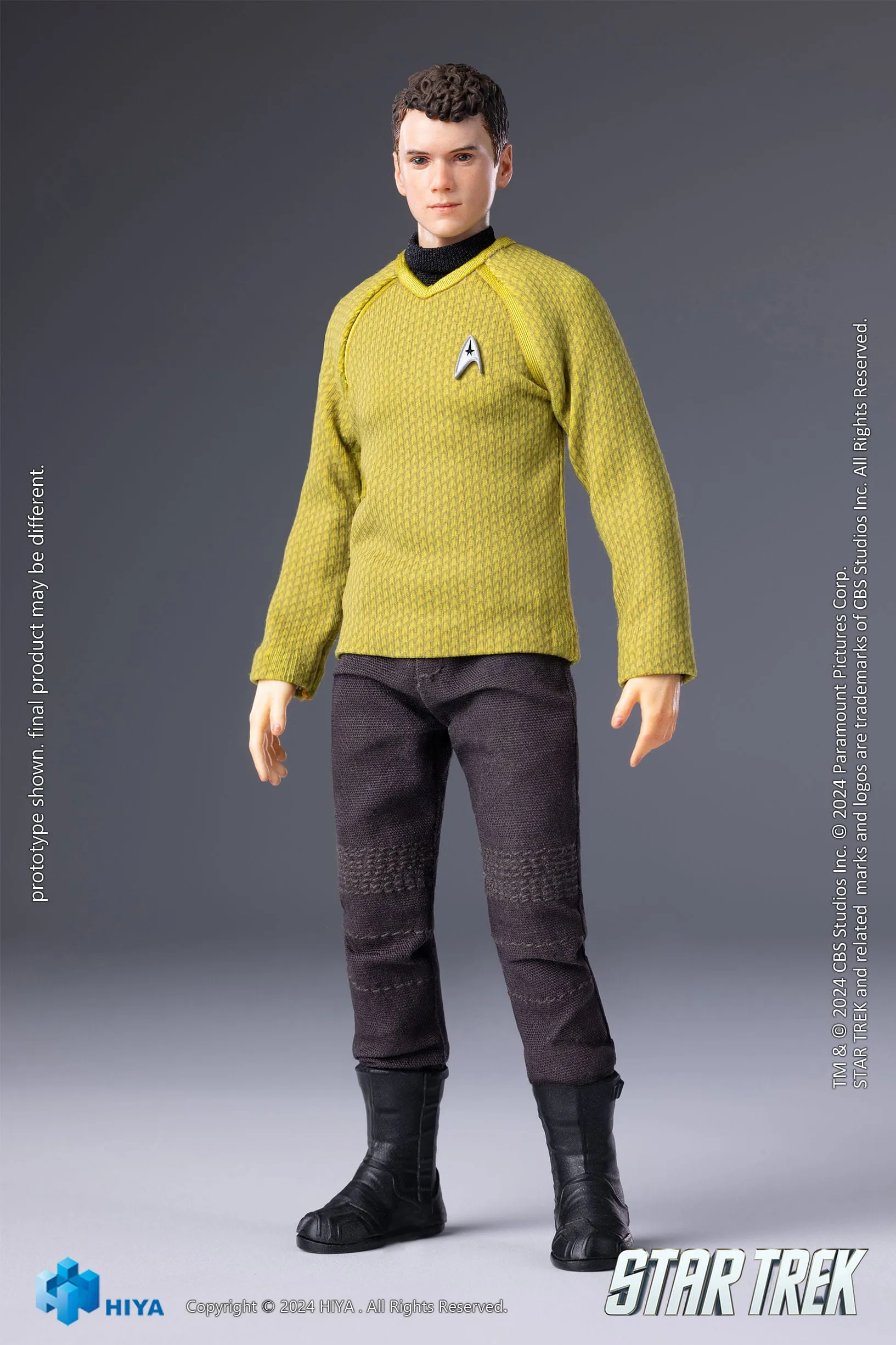 Hiya Toys Star Trek 2009 Chekov  Exquisite Super Series 1/12 Action Figure