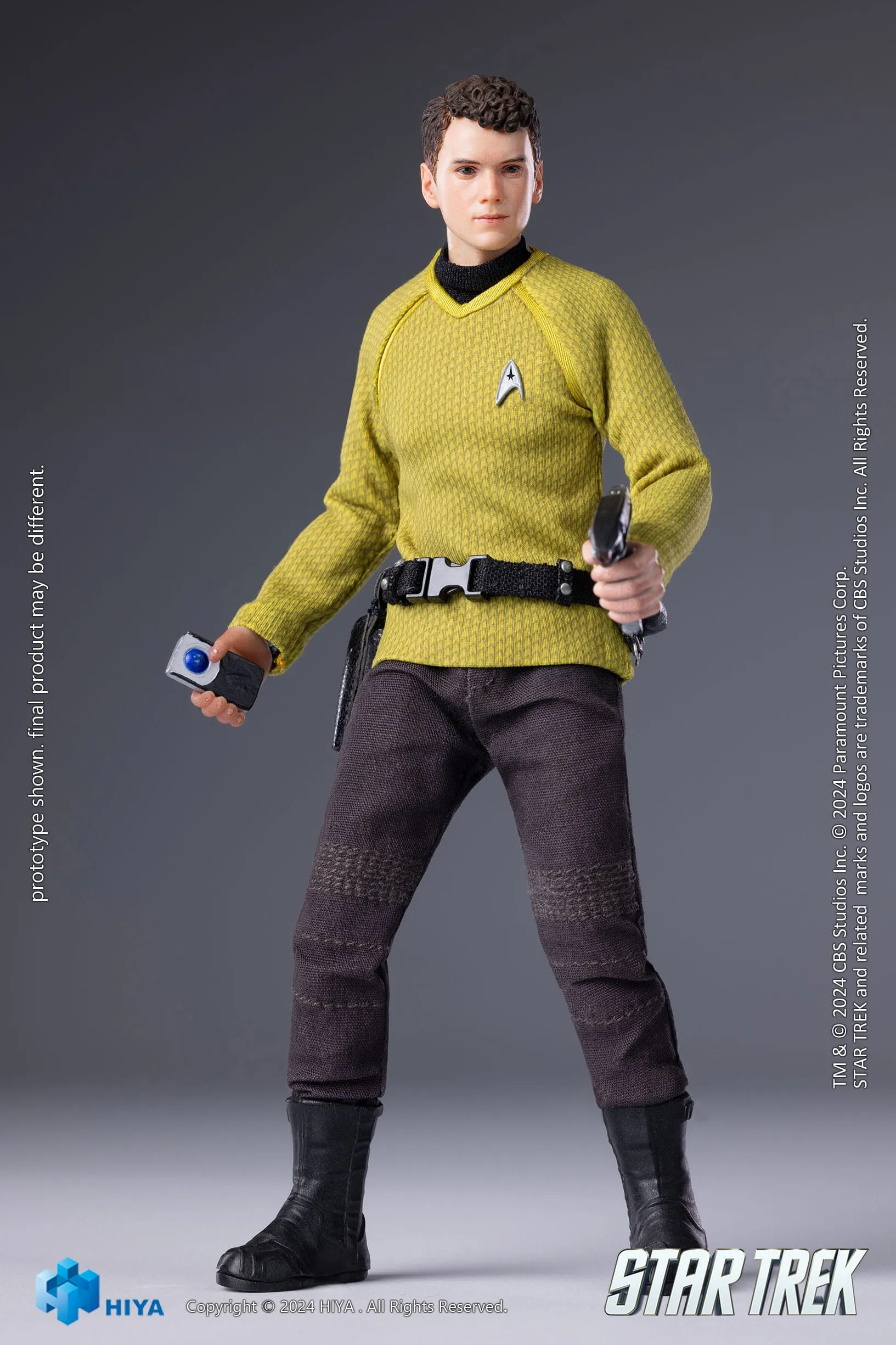 Hiya Toys Star Trek 2009 Chekov  Exquisite Super Series 1/12 Action Figure