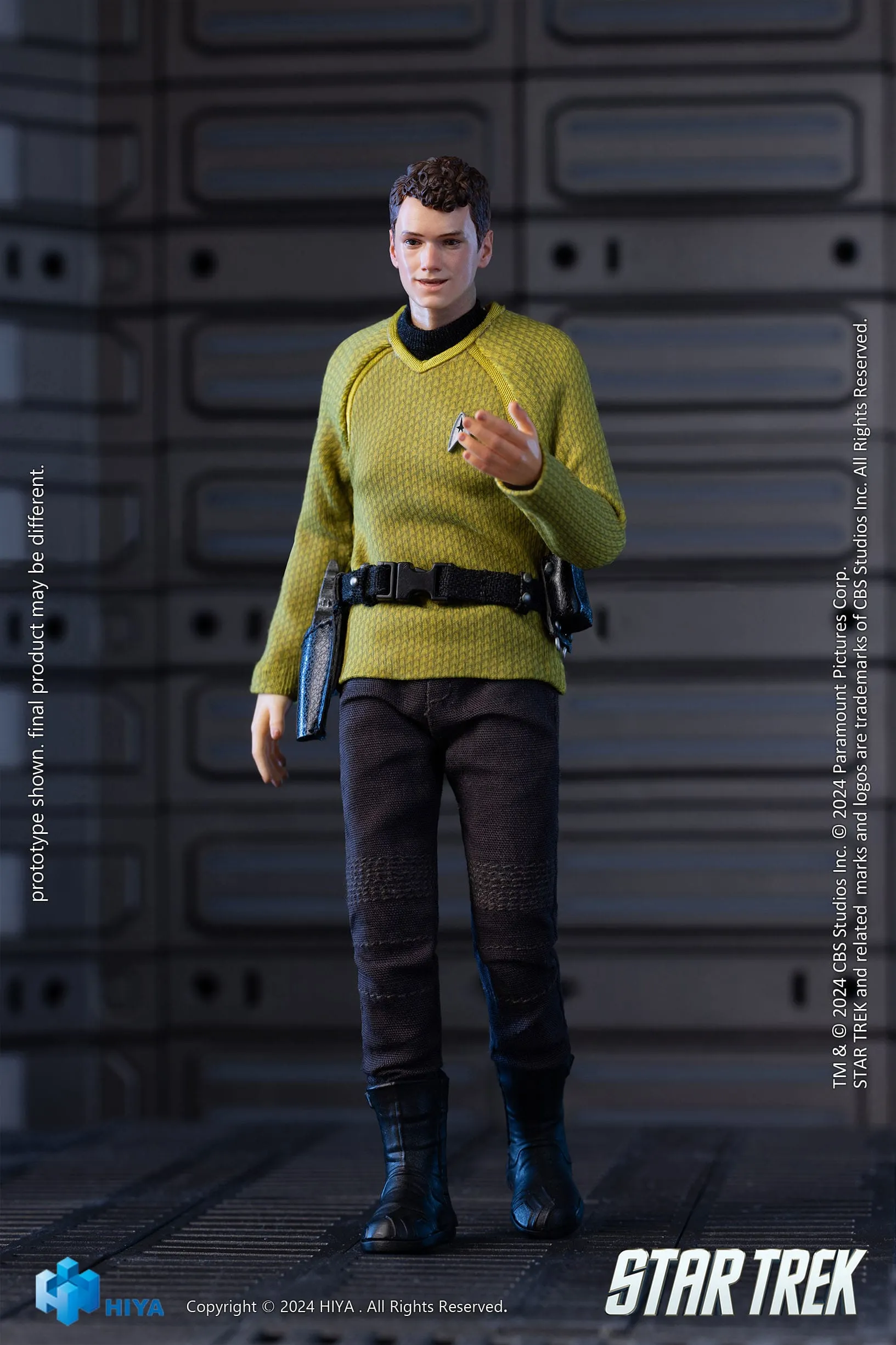 Hiya Toys Star Trek 2009 Chekov  Exquisite Super Series 1/12 Action Figure