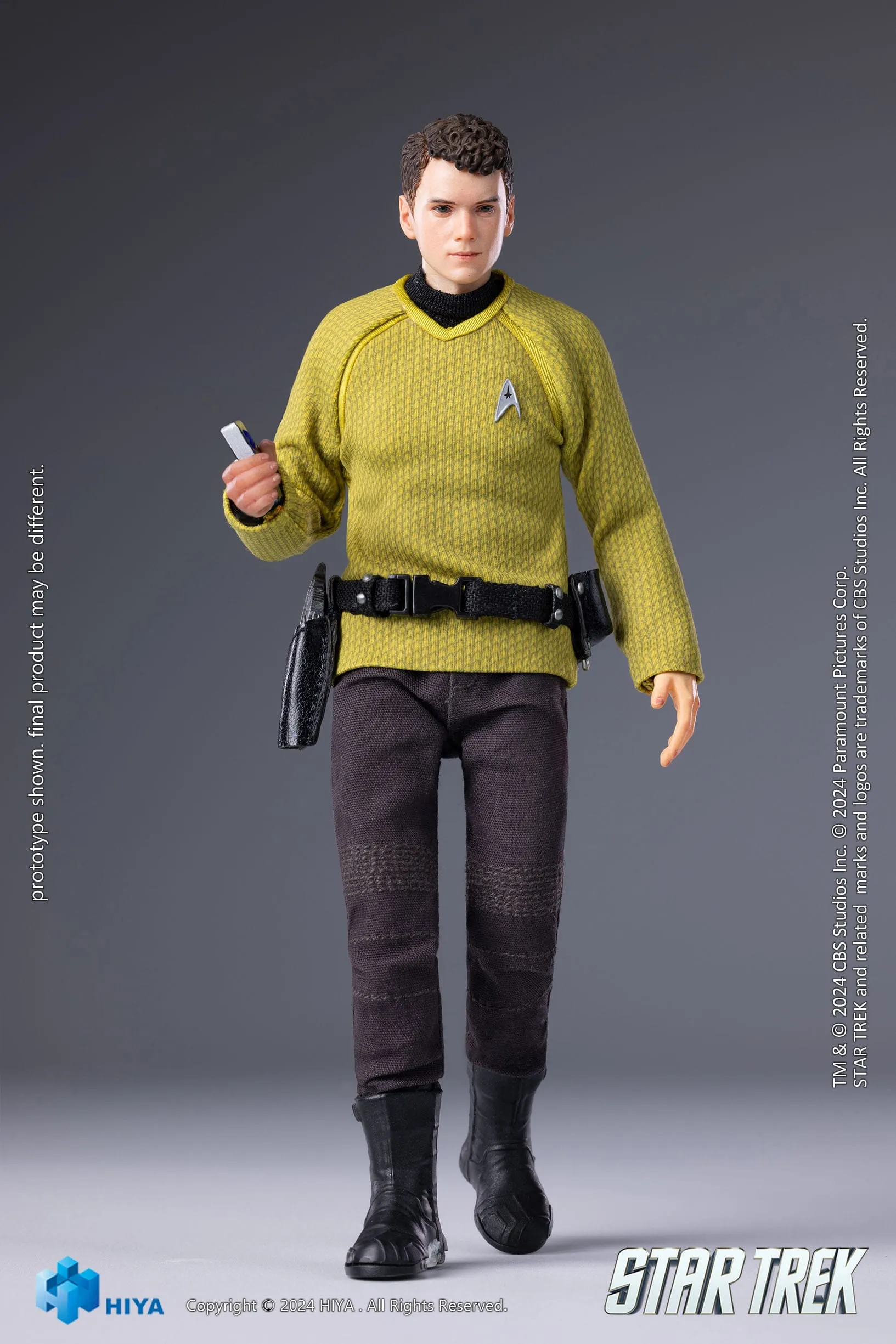 Hiya Toys Star Trek 2009 Chekov  Exquisite Super Series 1/12 Action Figure