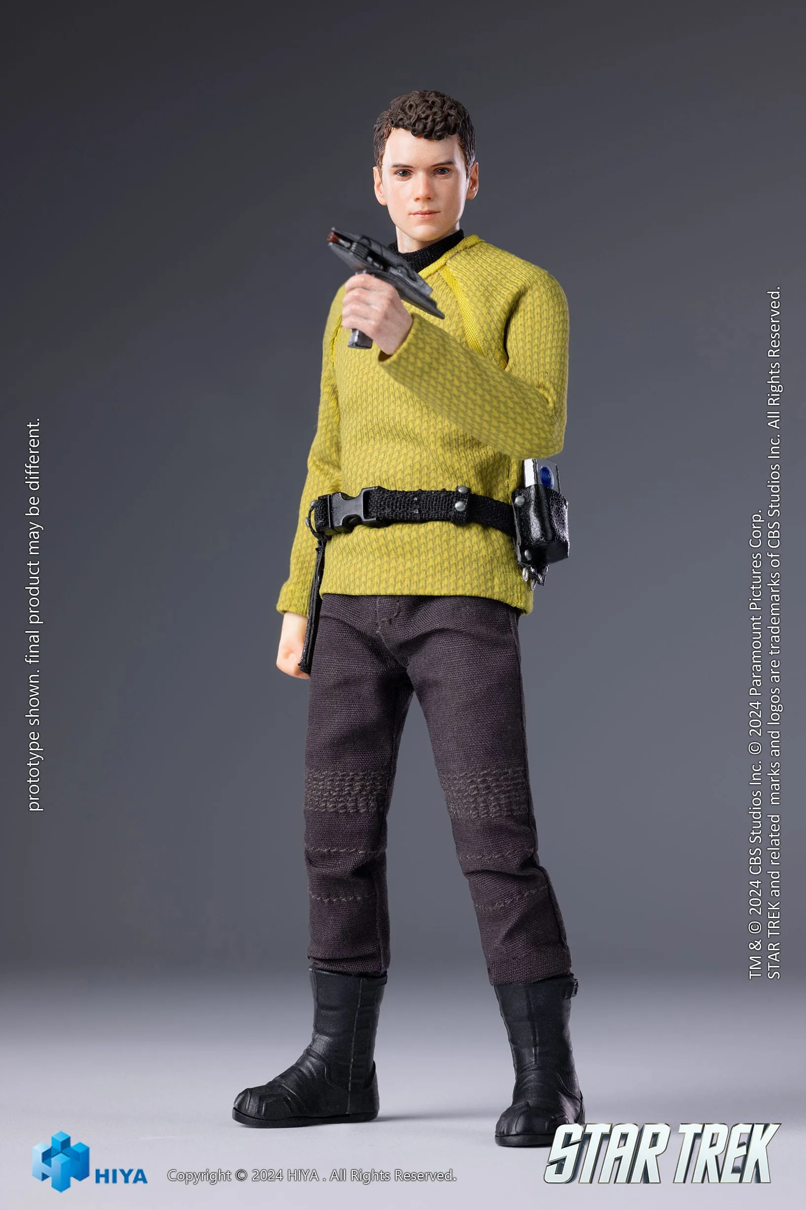 Hiya Toys Star Trek 2009 Chekov  Exquisite Super Series 1/12 Action Figure