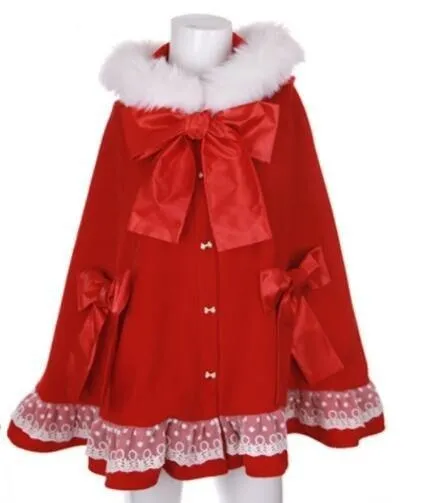 Holiday Lolita Poncho Coat