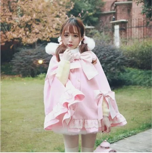 Holiday Lolita Poncho Coat