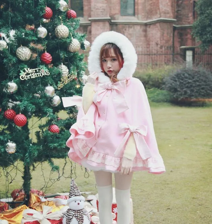 Holiday Lolita Poncho Coat