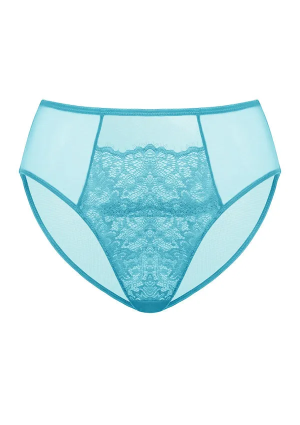 HSIA Sunflower Exquisite Horizon Blue Lace Bikini Underwear