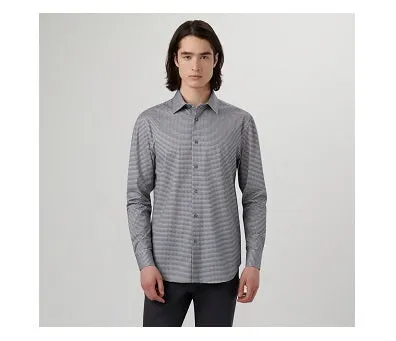 James Geometric OoohCotton Shirt in Desert by Bugatchi