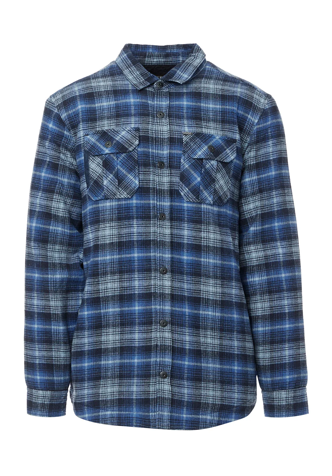 Jaral Men’s Shacket in Blue Plaid - BM24163