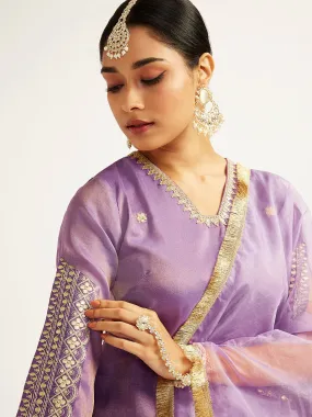 Jashvi Women's lavender Sharara Set