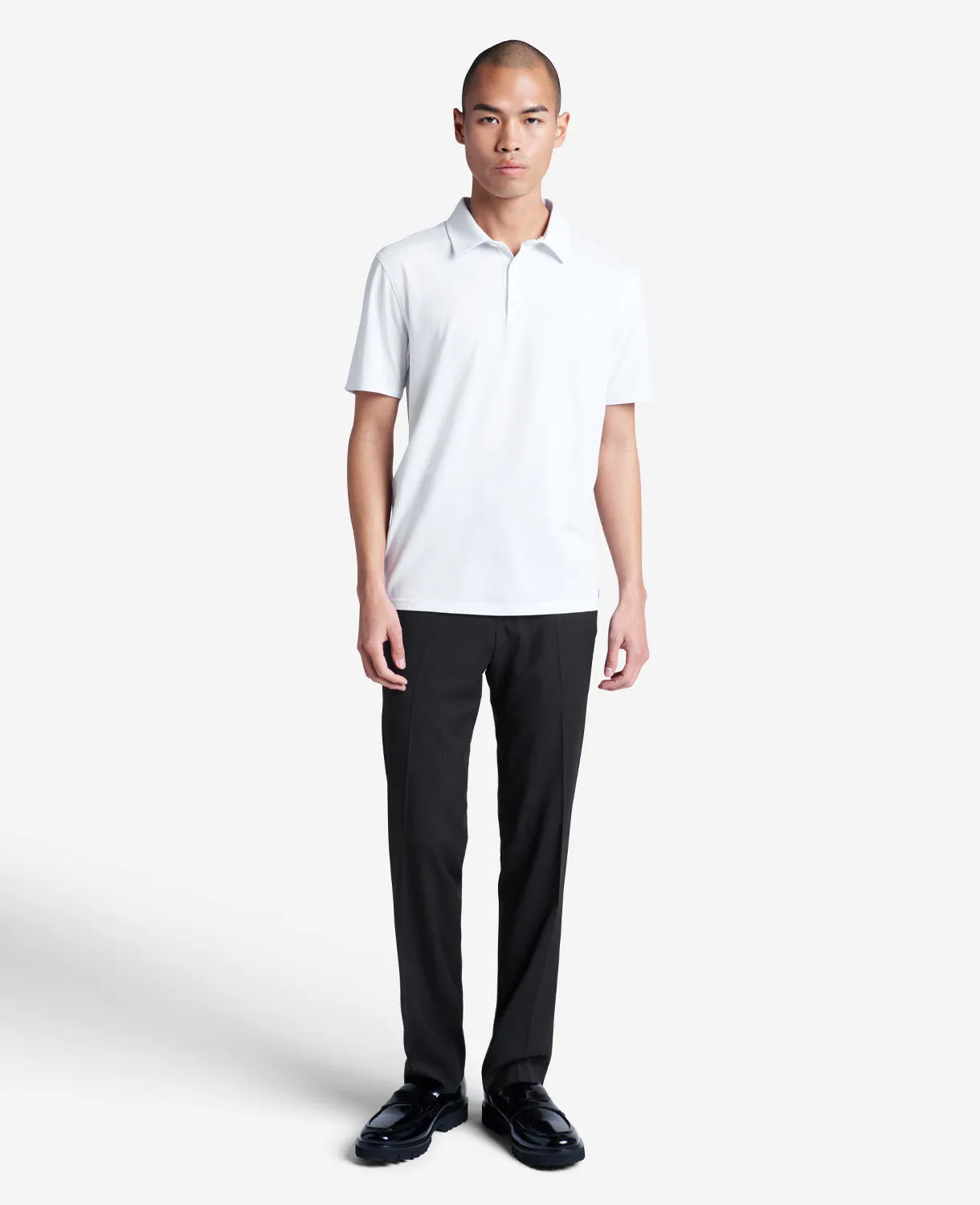 Kenneth Cole Reaction Stretch Mini Grid Slim-Fit TECHNI-COLE Dress Pant