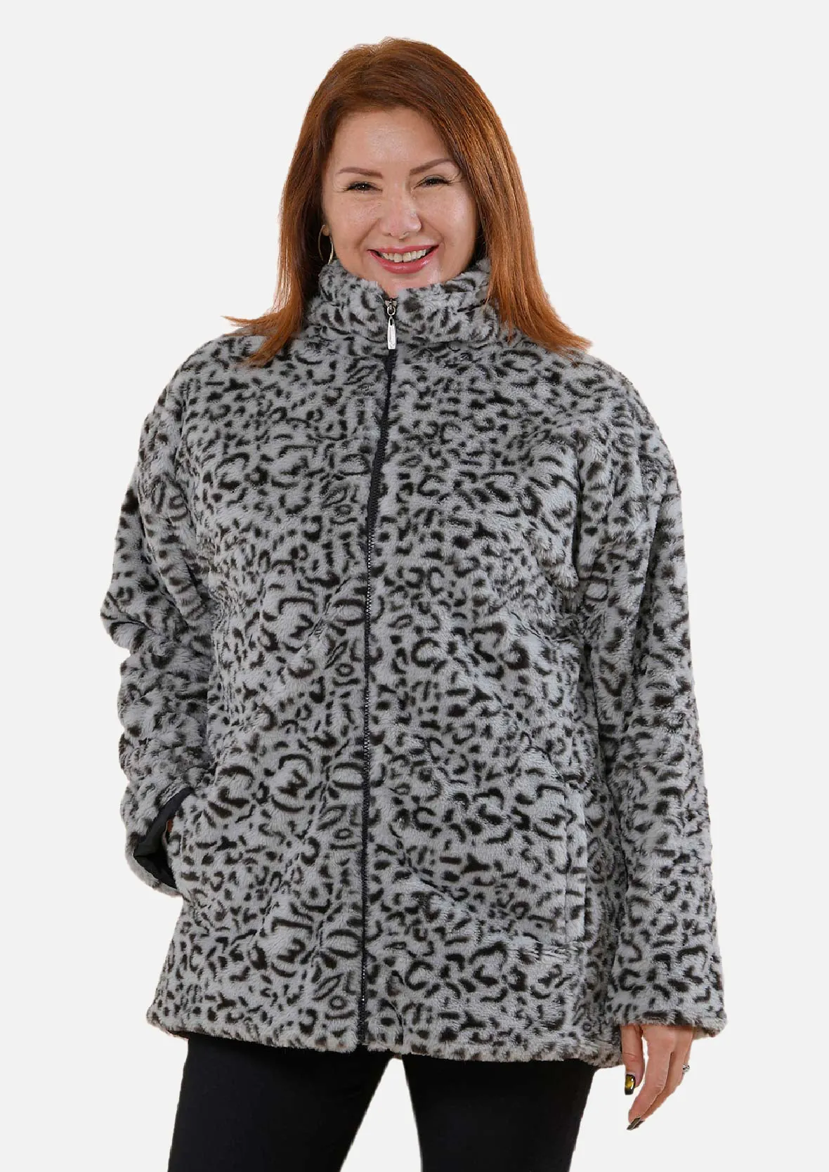 Leopard Faux Fur Coat