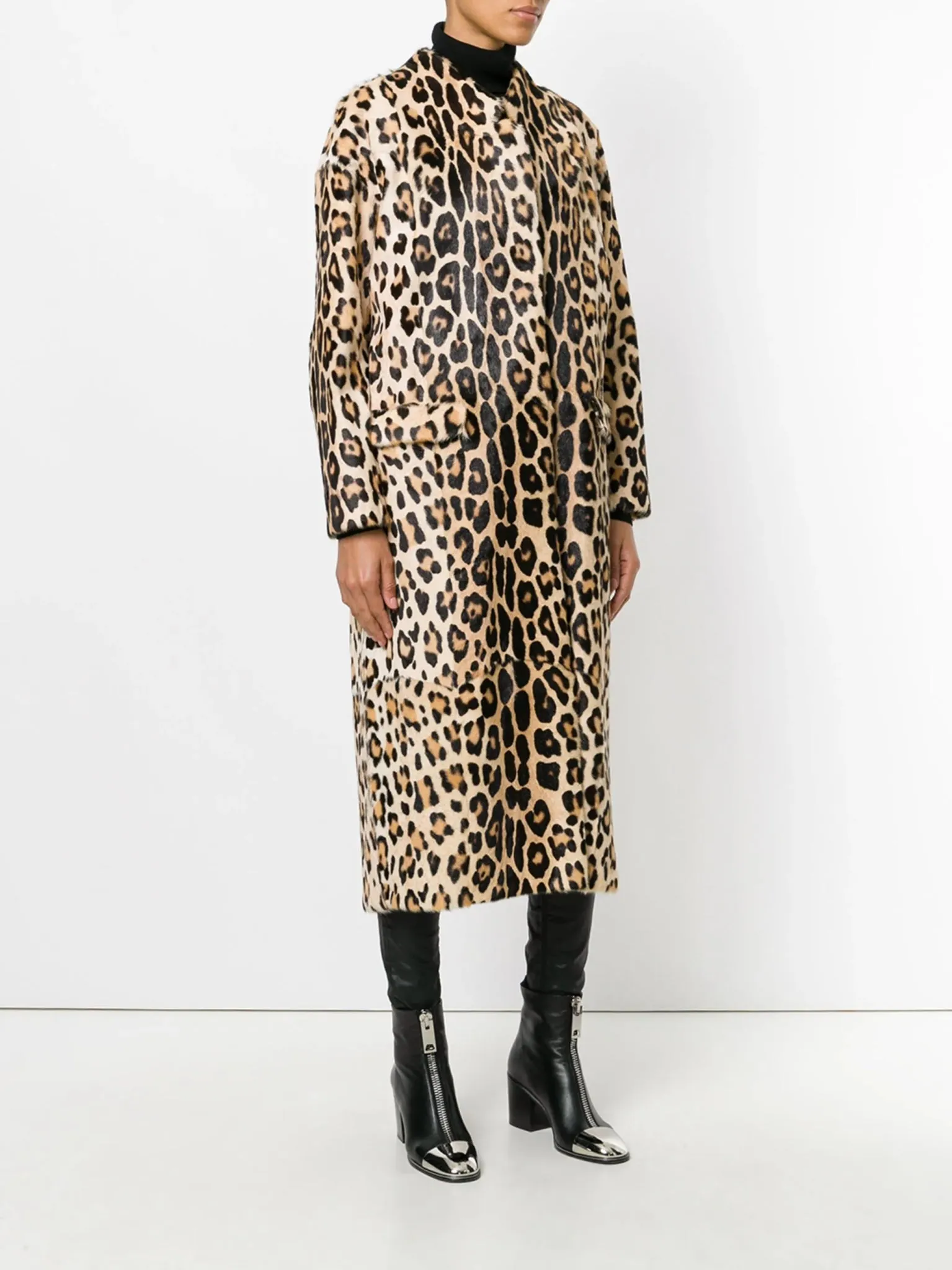 leopard print coat "NOTSO"