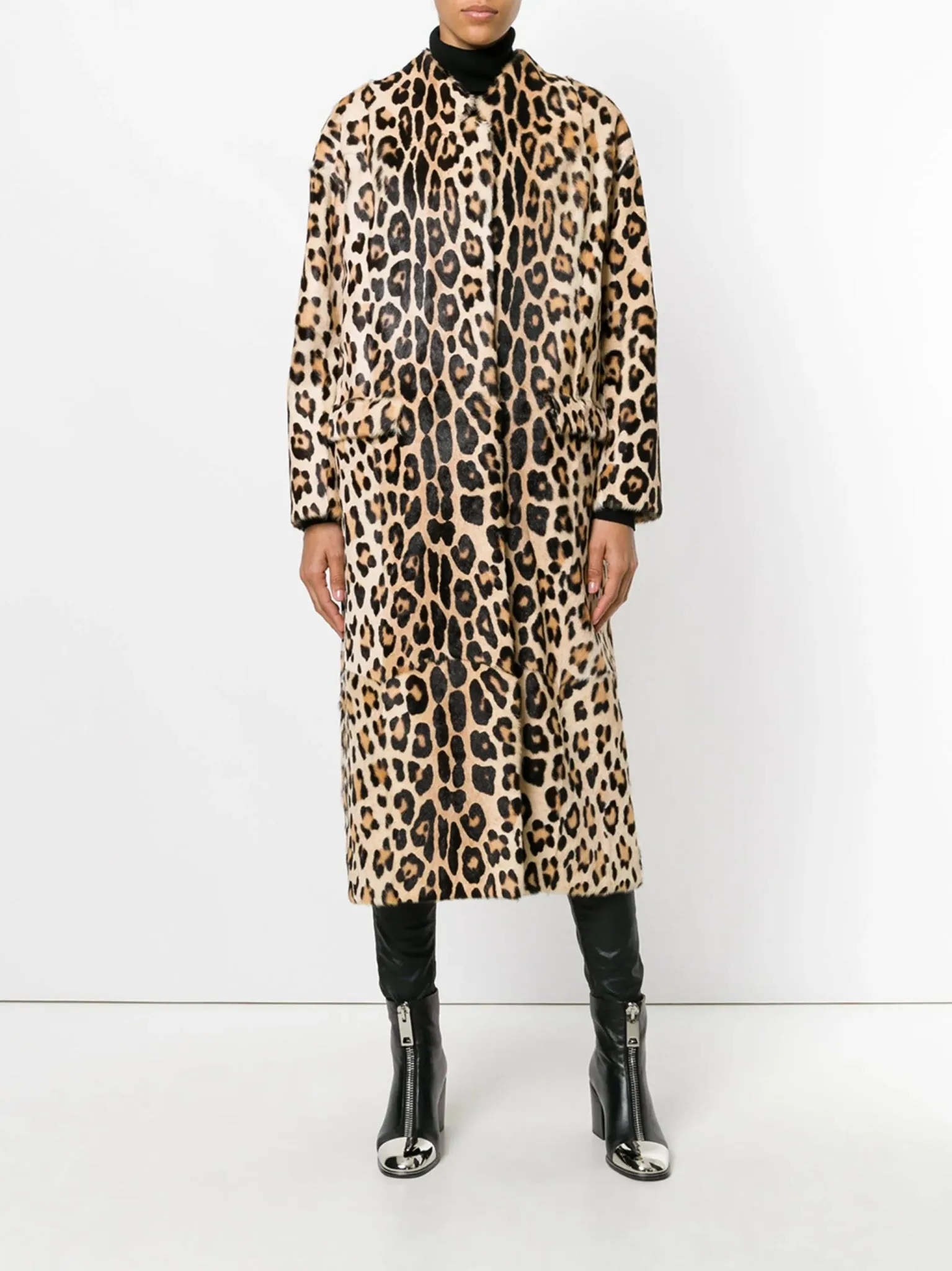 leopard print coat "NOTSO"