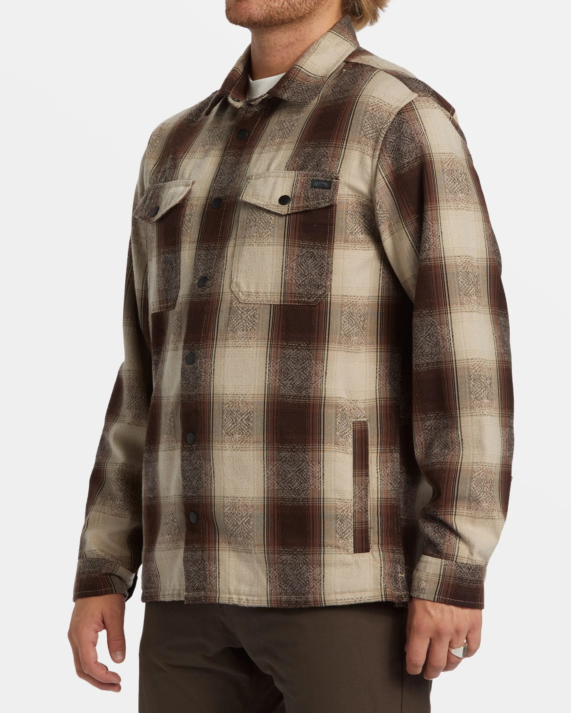 Lodge Long Sleeve Flannel Shirt - Java