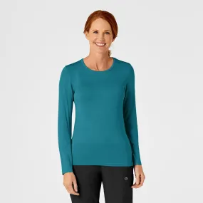 Long Sleeve Silky Tee - Bay Blue