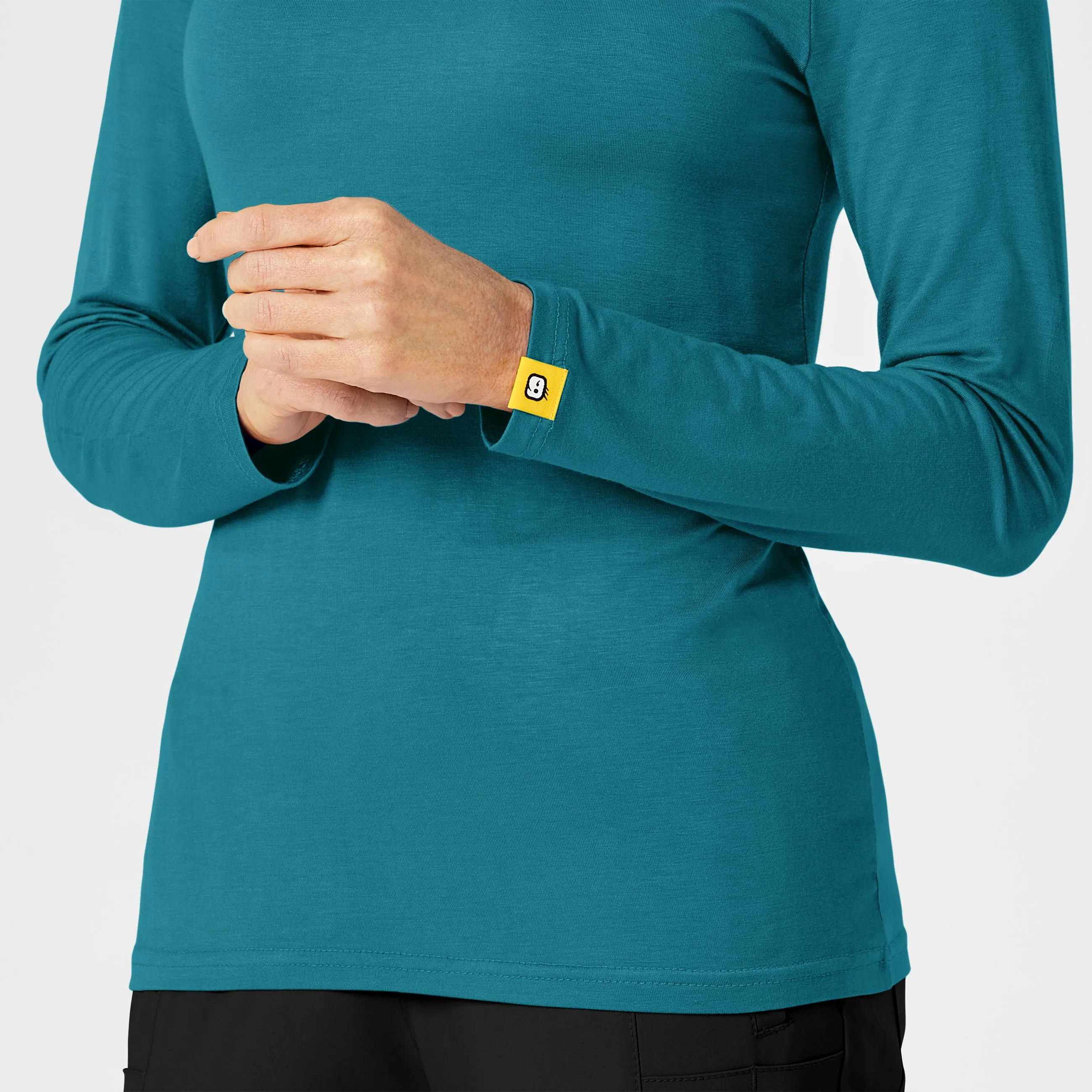 Long Sleeve Silky Tee - Bay Blue