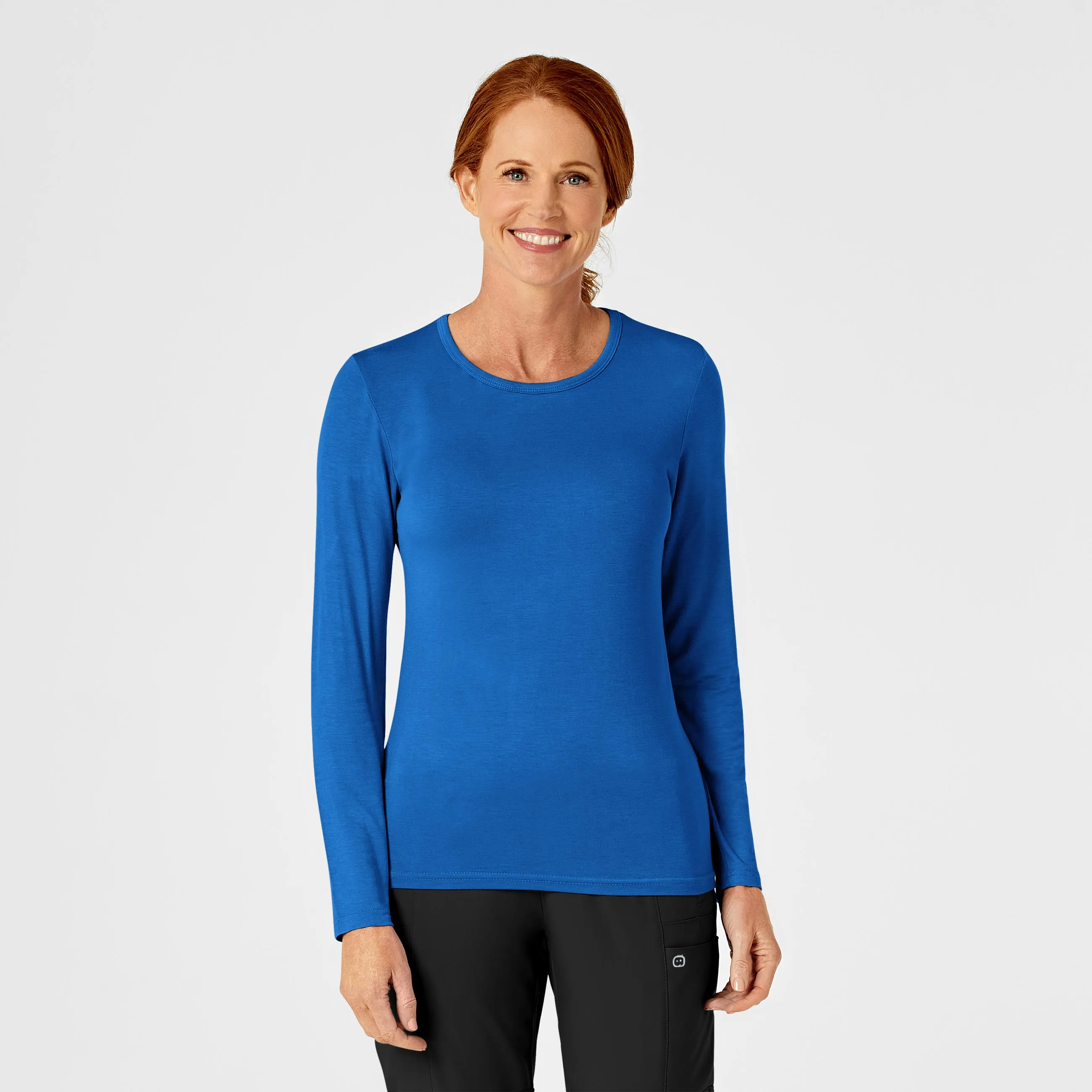 Long Sleeve Silky Tee - Royal