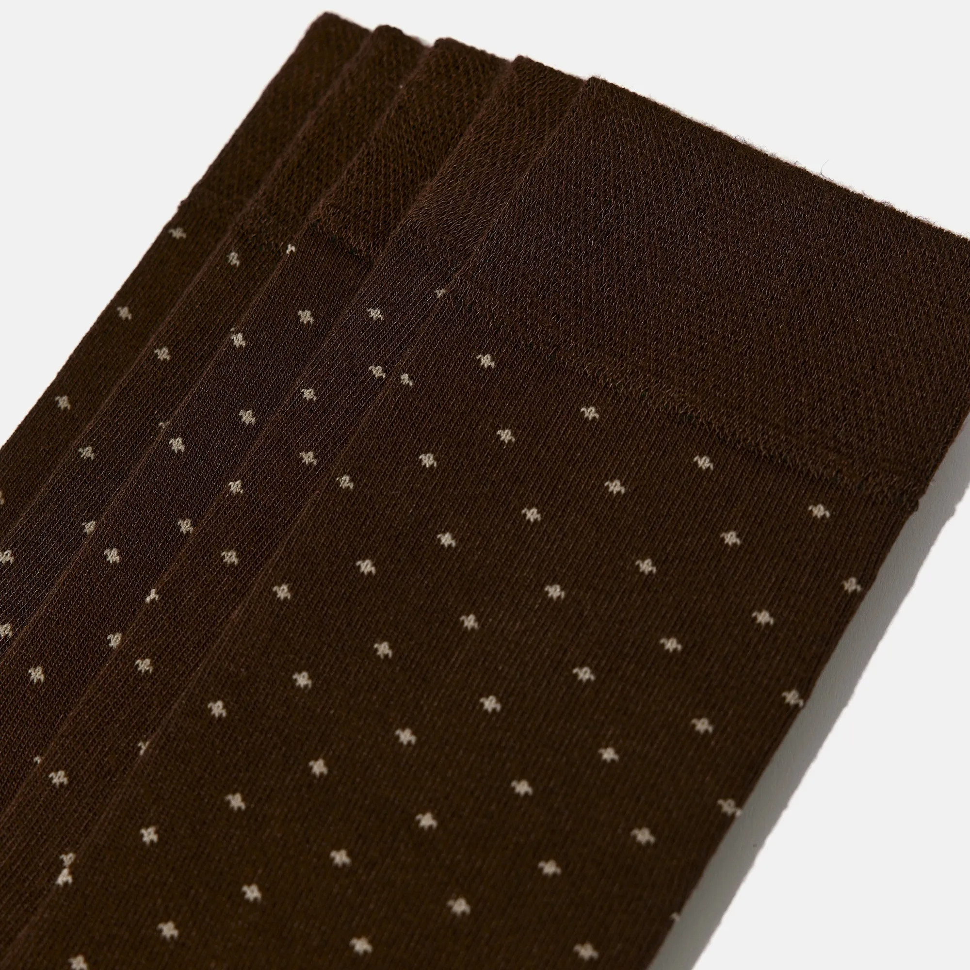 Men’s Bamboo Dress Socks - Dotted Design, 1/3/5 Pairs