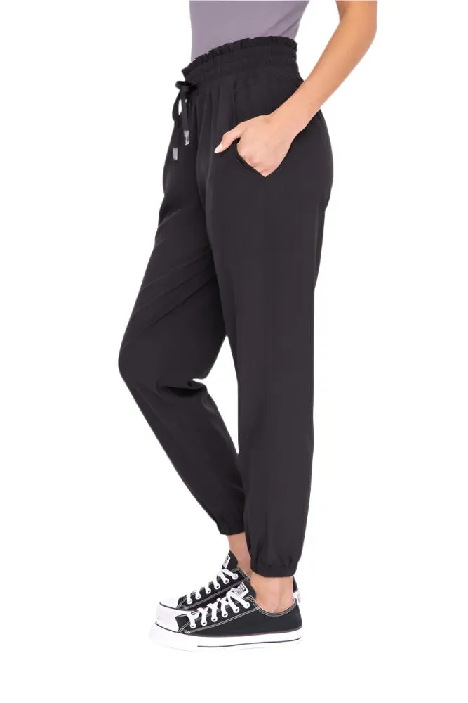 Mono B Cuffed Essential High Waist Joggers AP7035