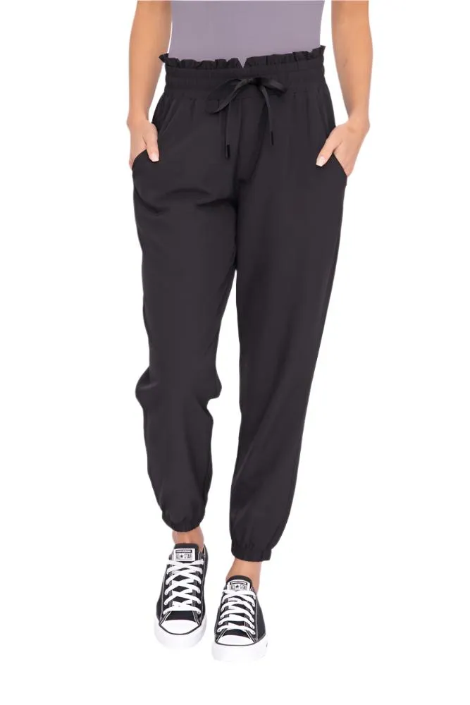 Mono B Cuffed Essential High Waist Joggers AP7035