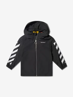 Off-White Boys Cotton Logo Print Windbreaker