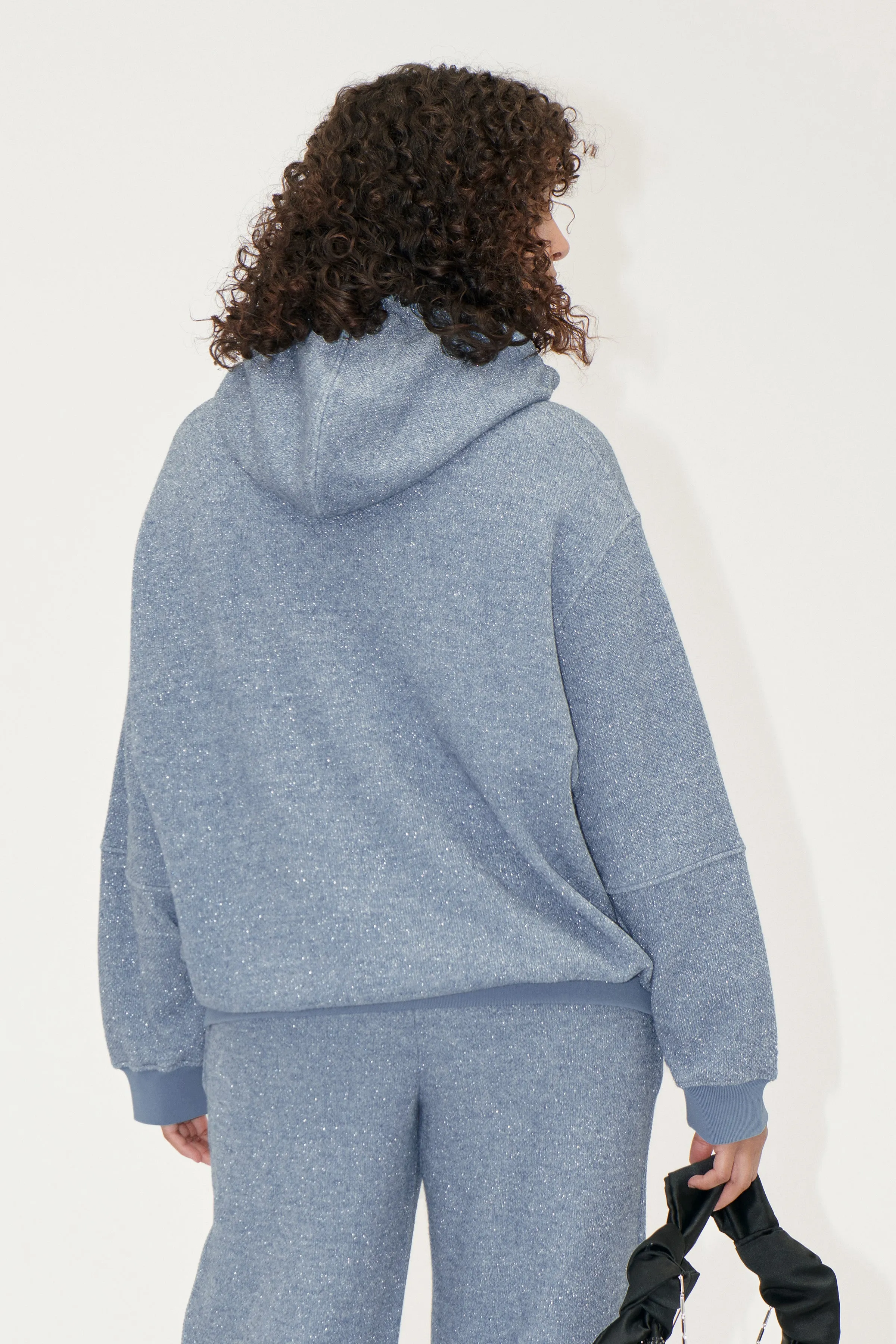 Oversize Casual Hoodie - Infinity Blue