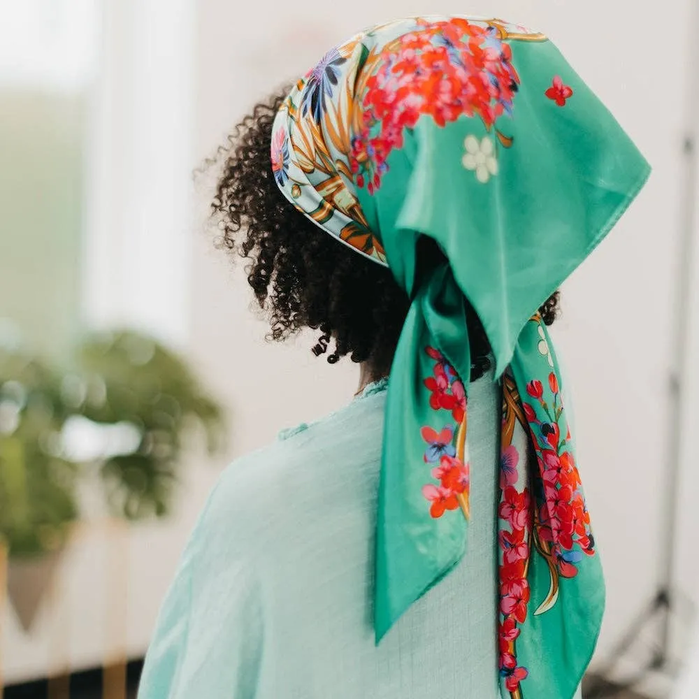 Pretty Simple | Floral Fashion Hair Scarf