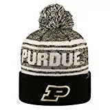 Purdue Boilermakers Top Of The World NCAA Black/Gold Driven Adult Knit Hat