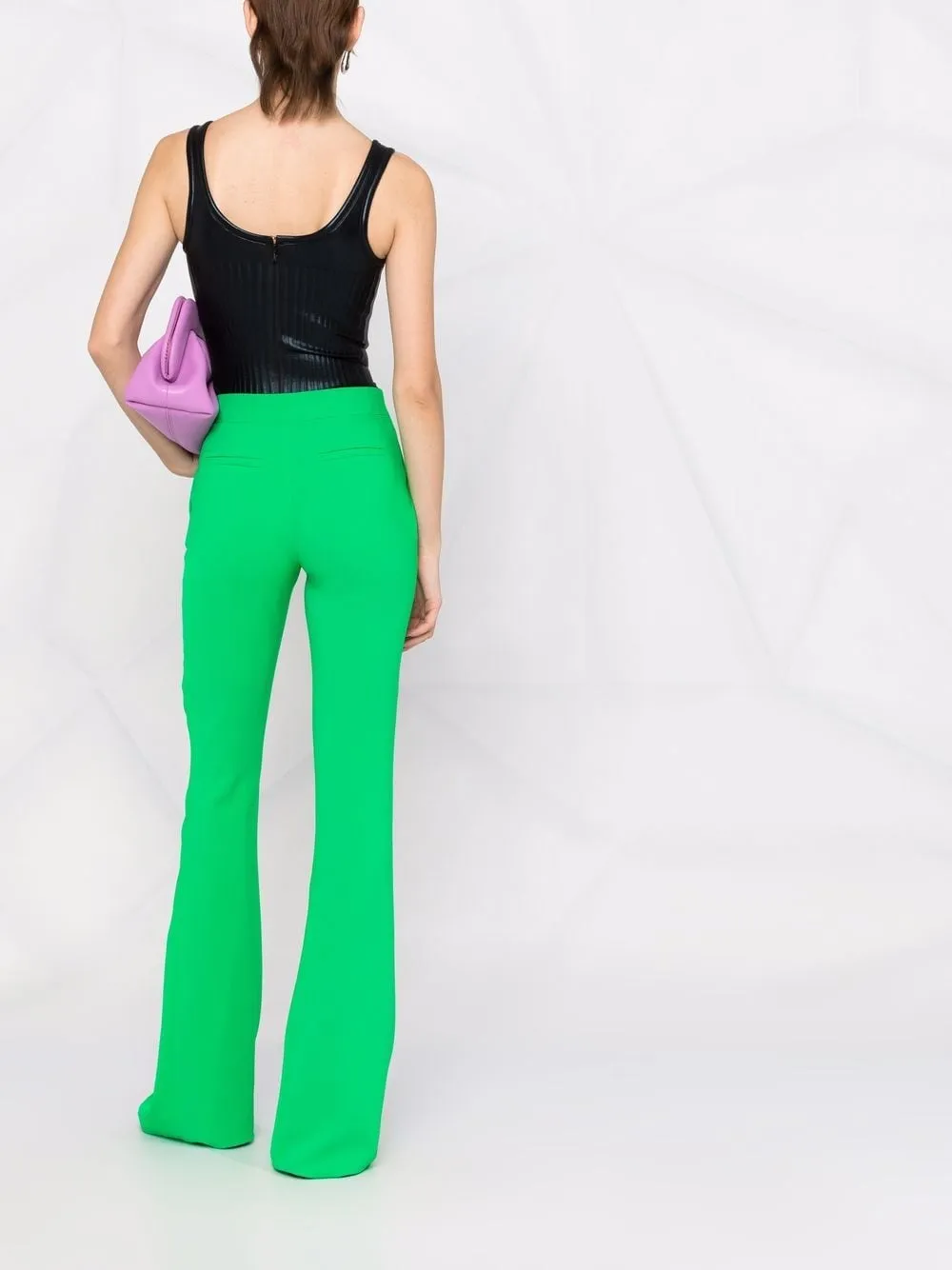 RACHEL'S TAILORED FLARED TROUSERS 028 EME