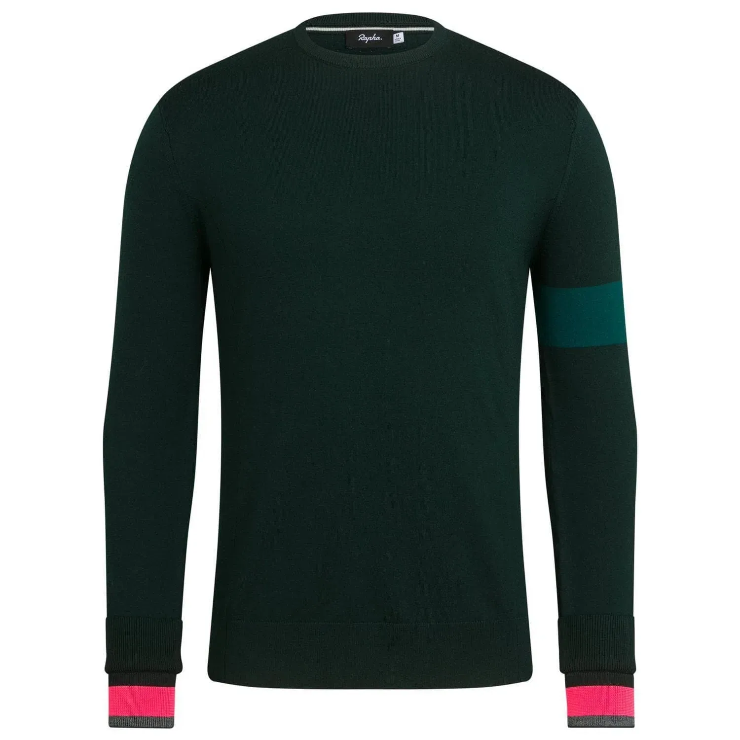 RAPHA Crew Neck Knit - GMA Dark Green Marl