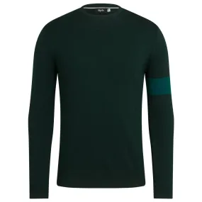 RAPHA Crew Neck Knit - GMA Dark Green Marl