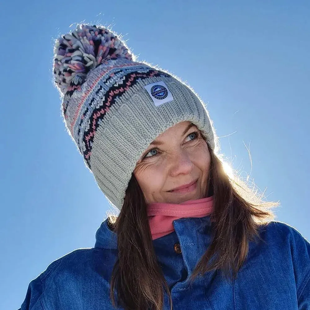 Reflective SuperBobble Hat - Artic Fairisle