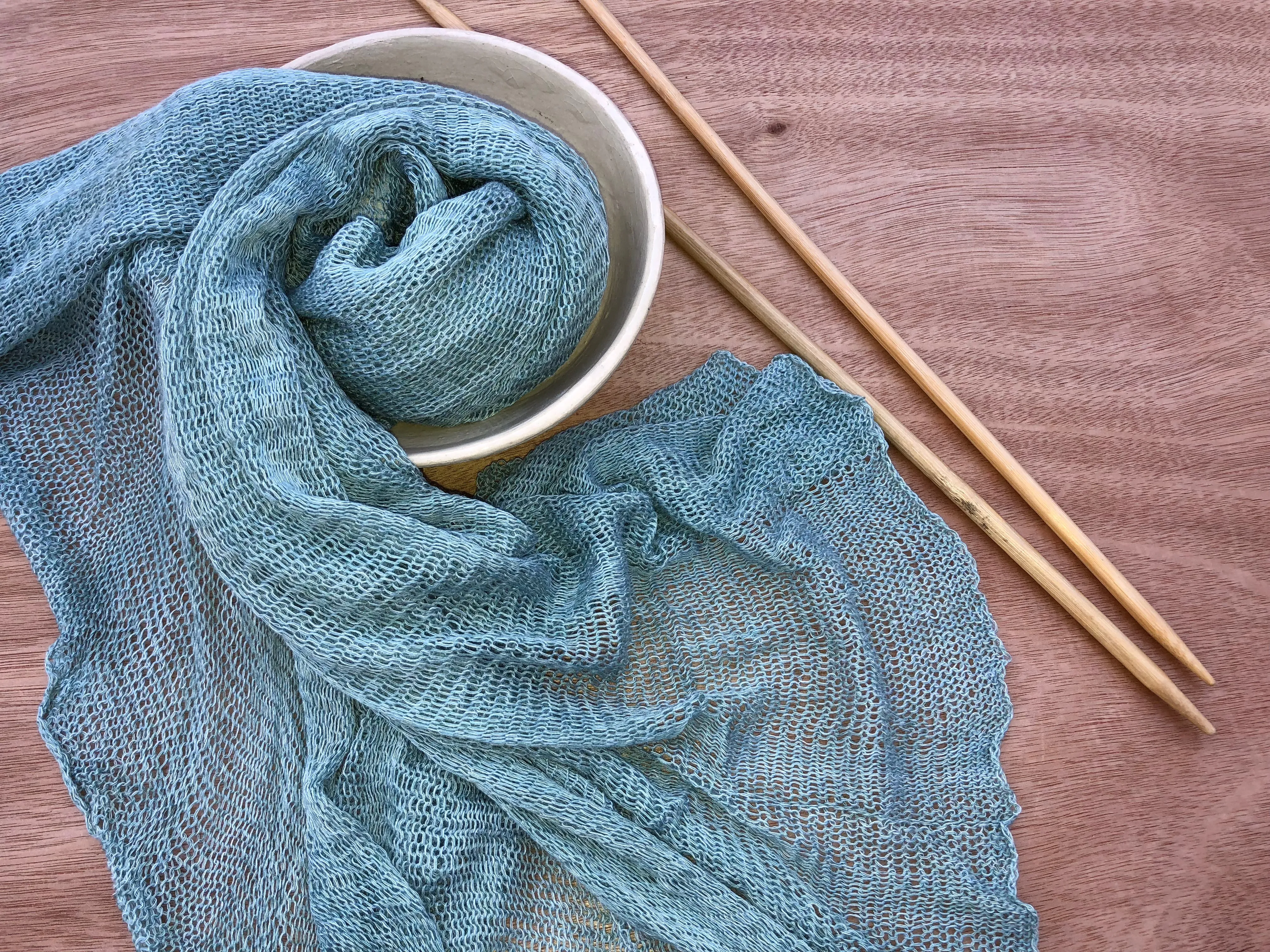 Ripple Bamboo Scarf - Sage