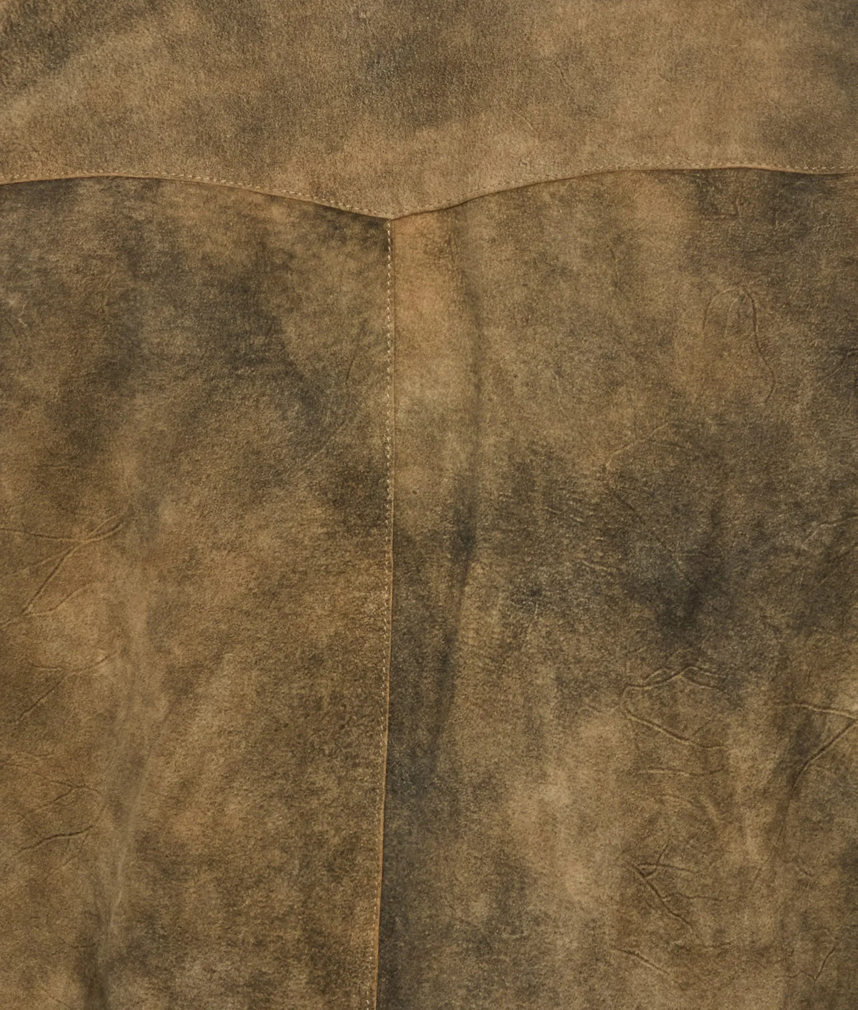 Rugged Suede Shacket :: Brown