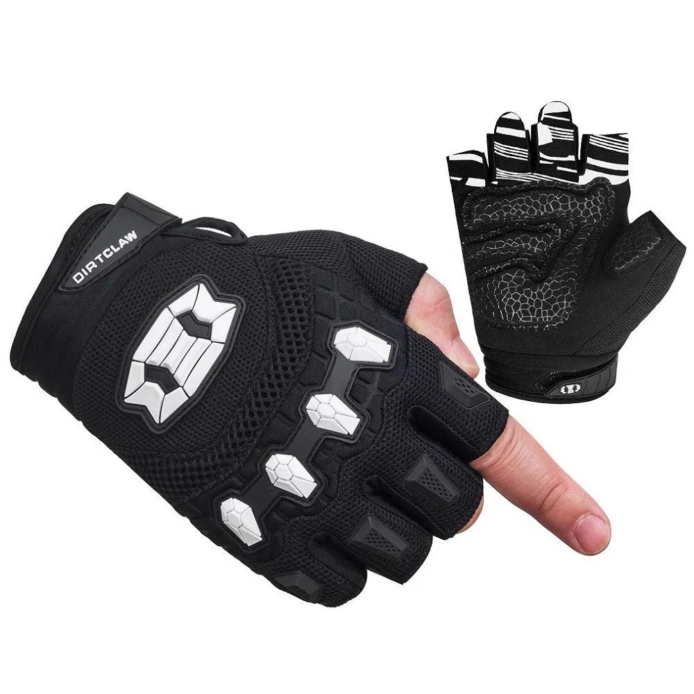 Seibertron Dirtclaw Anti-Slip Fingerless Gloves: Perfect for Off-Road, BMX, and Motocross Adventures