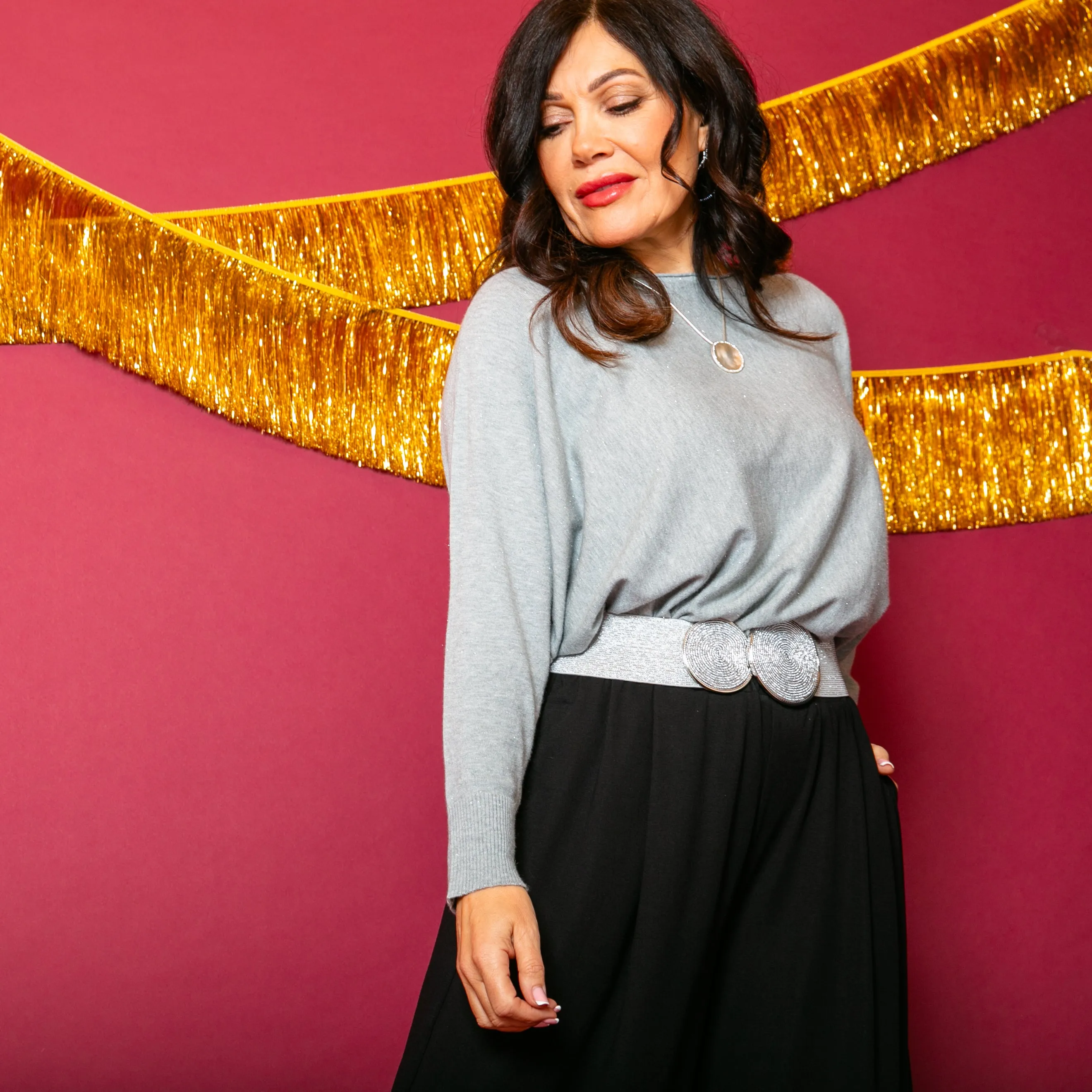 Shimmer Batwing Jumper