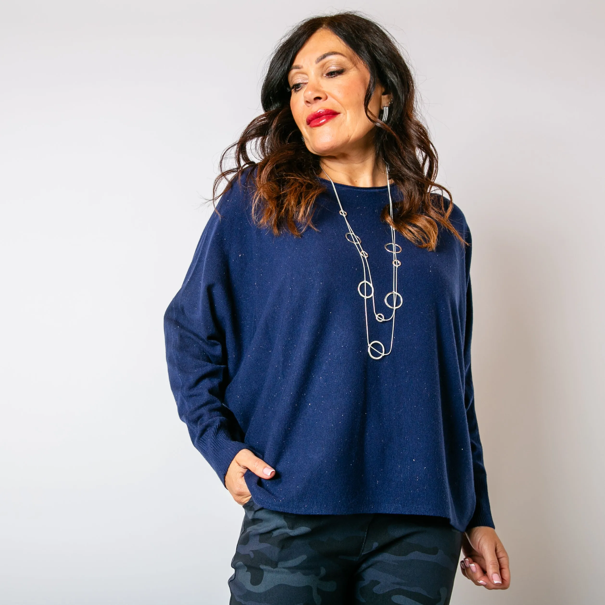 Shimmer Batwing Jumper