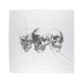 Skulls Perspectives by Robert Bowen ﻿Sublimation Bandana