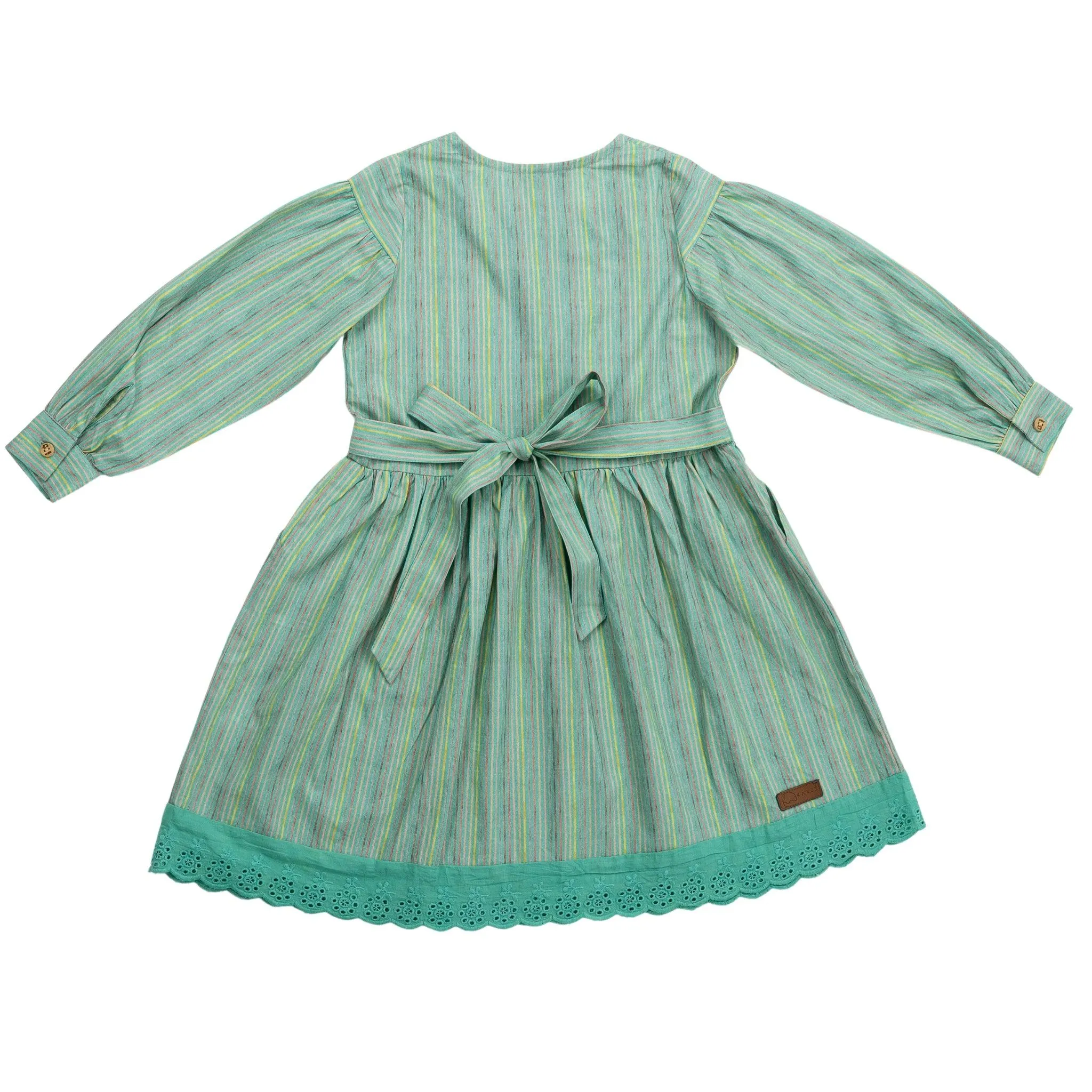 Sustainable Summer Fun: Eco-Friendly Green Stripe Dress